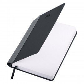 Ежедневник датированный 2026 А5 138x213мм BRAUBERG Mosaic, под кожу, карман для ручки, черный, 117114