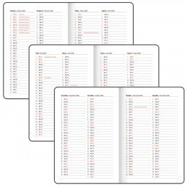 Ежедневник датированный 2026 А5 138x213мм BRAUBERG Mosaic, под кожу, карман для ручки, розовый, 117115