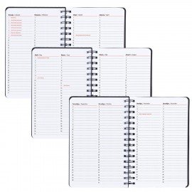 Ежедневник недатированный А5 135х210мм BRAUBERG "Felt" на гребне, войлок, кнопка 160л, черный, 117132