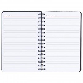 Ежедневник недатированный А5 135х210мм BRAUBERG "Felt" на гребне, войлок, кнопка 160л, черный, 117132