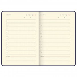 Ежедневник недатированный А5 145х213мм BRAUBERG "Bamboo", резинка, держатель, 160л, коричневый, 117137