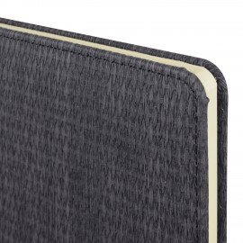 Еженедельник датированный 2026 А5 145х215мм BRAUBERG Augustus, под кожу, черный, 117161