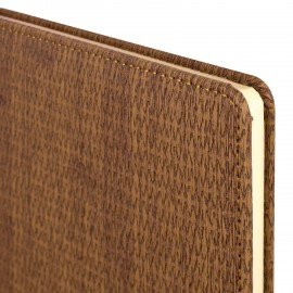 Еженедельник датированный 2026 А5 145х215мм BRAUBERG Augustus, под кожу, коричневый, 117162