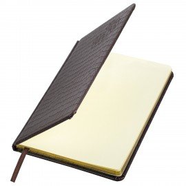 Еженедельник датированный 2026 А5 145х215мм BRAUBERG Comodo, под кожу, темно-коричнев, 117166