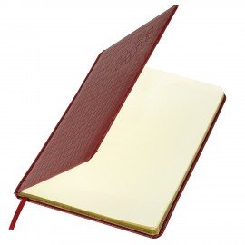 Еженедельник датированный 2026 А5 145х215мм BRAUBERG Comodo, под кожу, красный, 117168