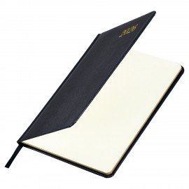 Еженедельник датированный 2026 А5 145х215мм BRAUBERG Iguana, под кожу, черный, 117171