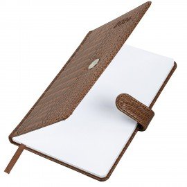 Еженедельник датированный 2026 А5 145х215мм BRAUBERG Party, под кожу, коричневый, 117177