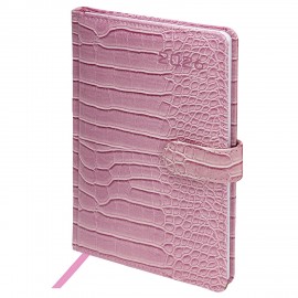 Еженедельник датированный 2026 А5 145х215мм BRAUBERG Party, под кожу, коралловый, 117178