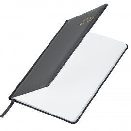 Еженедельник датированный 2026 А5 145х215мм BRAUBERG Select, балакрон, черный, 117182