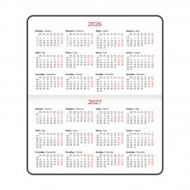 Еженедельник датированный 2026 МАЛЫЙ ФОРМАТ 95х155мм А6 BRAUBERG Vista, под кожу, Цветы, 117204