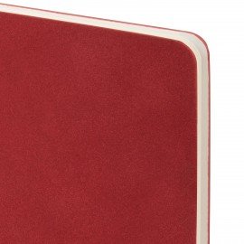 Еженедельник датированный 2026 МАЛЫЙ ФОРМАТ 95х155мм А6 BRAUBERG Unique, красный, 117206