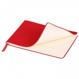 Еженедельник датированный 2026 МАЛЫЙ ФОРМАТ 105х160мм А6 BRAUBERG Imprint, тиснение, красный, 117211