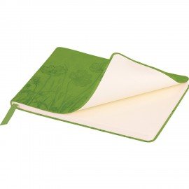 Еженедельник датированный 2026 МАЛЫЙ ФОРМАТ 105х160мм А6 BRAUBERG Imprint, тиснение, зеленый, 117212