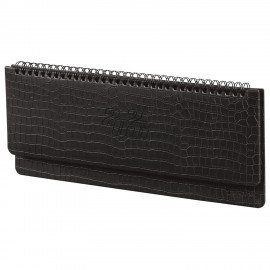 Планинг датированный 2026 305х140мм BRAUBERG Comodo, под кожу, черный, 117223