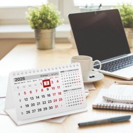 Календарь-домик настольный на гребне с бегунком, 2026г, BRAUBERG, 160х105мм, Символика, 117267