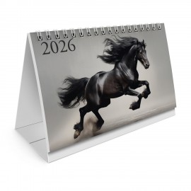 Календарь-домик настольный на гребне с бегунком, 2026г, BRAUBERG, 160х105мм, Символ года, 117268