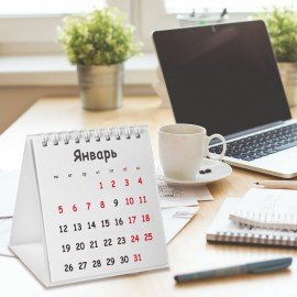 Календарь-домик настольный на гребне, 2026г, BRAUBERG, 101х101мм, Цветы, 117275