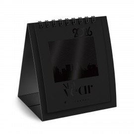 Календарь-домик настольный на гребне, 2026г, BRAUBERG, 110х120мм, ЧЕРНЫЙ, 117282