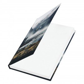 Ежедневник датированный 2026 145х215мм, А5, STAFF, ламинированная обложка, "Туман", 117313