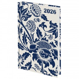 Ежедневник датированный 2026 145х215мм, А5, STAFF, ламинированная обложка, Blue fresco, 117324