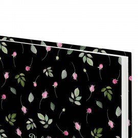 Ежедневник датированный 2026 145х215мм, А5, STAFF, ламинированная обложка, Flower pattern, 117327