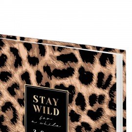 Ежедневник датированный 2026 145х215мм, А5, STAFF, ламинированная обложка, Leopard, 117328