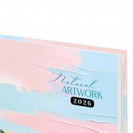 Ежедневник датированный 2026 145х215мм, А5, STAFF, ламинированная обложка, Живопись, 117329