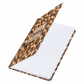 Ежедневник датированный 2026 с резинкой 145х203 мм, А5, BRAUBERG, твердый, "Леопард", 117334