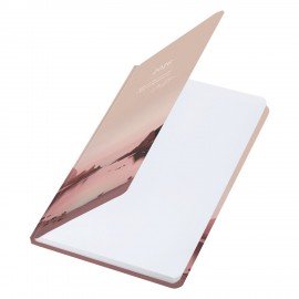 Ежедневник датированный 2026 с резинкой 145х203 мм, А5, BRAUBERG, твердый, "Безмятежность", 117336