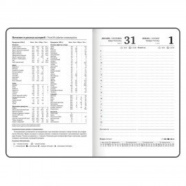 Ежедневник датированный 2026 с резинкой 145х203 мм, А5, BRAUBERG твердый, фольга, "Лаванда", 117344