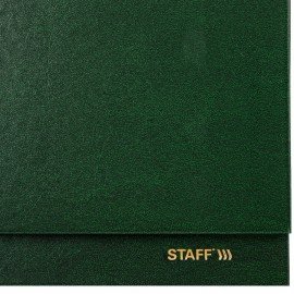Планинг датированный 2026 300х130мм, STAFF, гребень, обложка бумвинил, 64л, зеленый, 117361