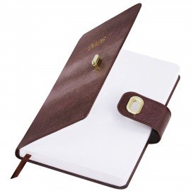 Ежедневник датированный 2026 А5 138х213мм BRAUBERG Elegant, под кожу, застежка, бордовый, 117367
