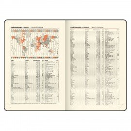 Ежедневник датированный 2026 А5 138х213мм BRAUBERG Accent под кожу, держатель, синий/красный, 117386