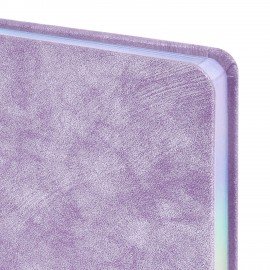 Ежедневник датированный 2026 А5 138х213мм BRAUBERG Ice, под кожу, сиреневый, 117392