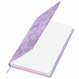 Ежедневник датированный 2026 А5 138х213мм BRAUBERG Ice, под кожу, сиреневый, 117392
