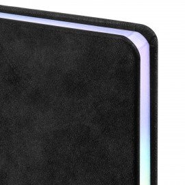 Ежедневник датированный 2026 А5 138х213мм BRAUBERG Ice, под кожу, черный, 117393