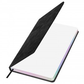 Ежедневник датированный 2026 А5 138х213мм BRAUBERG Ice, под кожу, черный, 117393