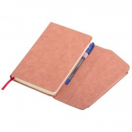 Ежедневник датированный 2026 А5 145х213мм BRAUBERG Jacket под кожу, клапан, держатель, бежевый, 117400