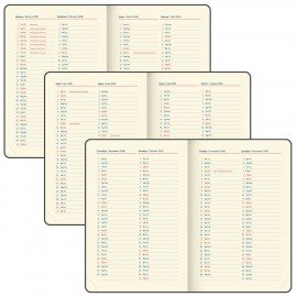 Ежедневник датированный 2026 B6 125х173мм GALANT Vivid, под кожу, зеленый, 117409