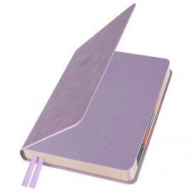 Ежедневник датированный 2026 B6 125х173мм GALANT Vivid, под кожу, сиреневый, 117412
