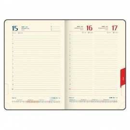 Ежедневник датированный 2026 B6 125х173мм GALANT Vivid, под кожу, сиреневый, 117412