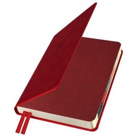 Ежедневник датированный 2026 B6 125х173мм GALANT Vivid, под кожу, красный, 117413