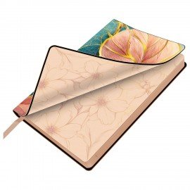 Ежедневник датированный 2026 А5 138x213мм BRAUBERG Vista, под кожу гибкий, "Нежность", 117451