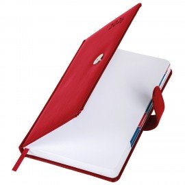 Ежедневник датированный 2026 А5 148х218мм GALANT Ritter, под кожу, красный, 117489