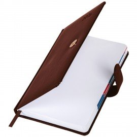 Ежедневник датированный 2026 А5 148х218мм GALANT Ritter, под кожу, коричневый, 117490