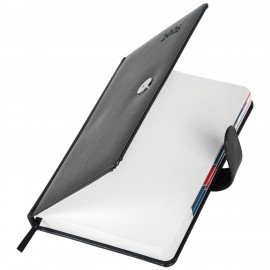 Ежедневник датированный 2026 А5 148х218мм GALANT Ritter, под кожу, черный, 117491