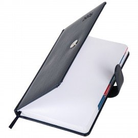 Ежедневник датированный 2026 А5 148х218мм GALANT Ritter, под кожу, темно-синий, 117492