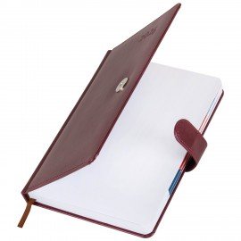 Ежедневник датированный 2026 А5 148х218мм GALANT Ritter, под кожу, бордовый, 117493