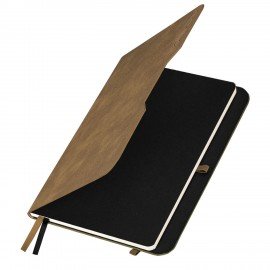 Ежедневник датированный 2026 А5 151х213мм BRAUBERG Note, под кожу, держатель для ручки, бежевый, 117521