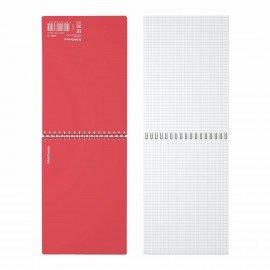 Блокнот А5 148х210 мм, 80 л., спираль, пластик, клетка, ERICH KRAUSE, "Reef", 63650